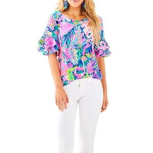 Lilly Pulitzer Lula Top Size XL